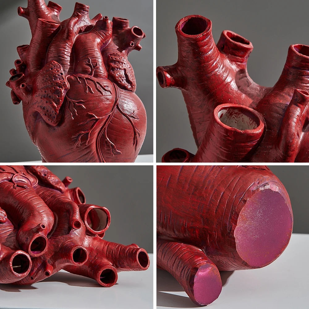 Rebolet| Herz Trocken Pflanzen Kunst Vase