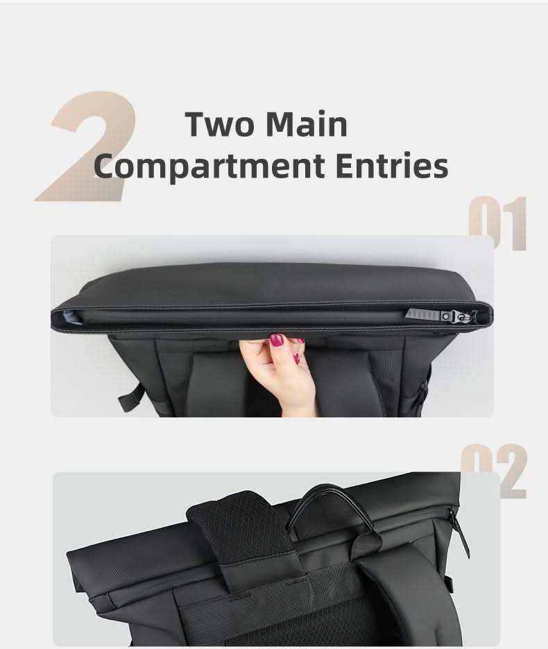 Rebolet | Erweiterbarer Outdoor-Rucksack mit großem Volumen & Laptopfach