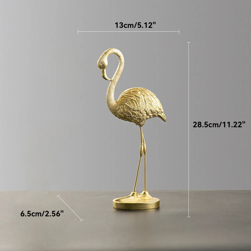 Rebolet| Flamingo-Figur aus Harz moderne Dekoration