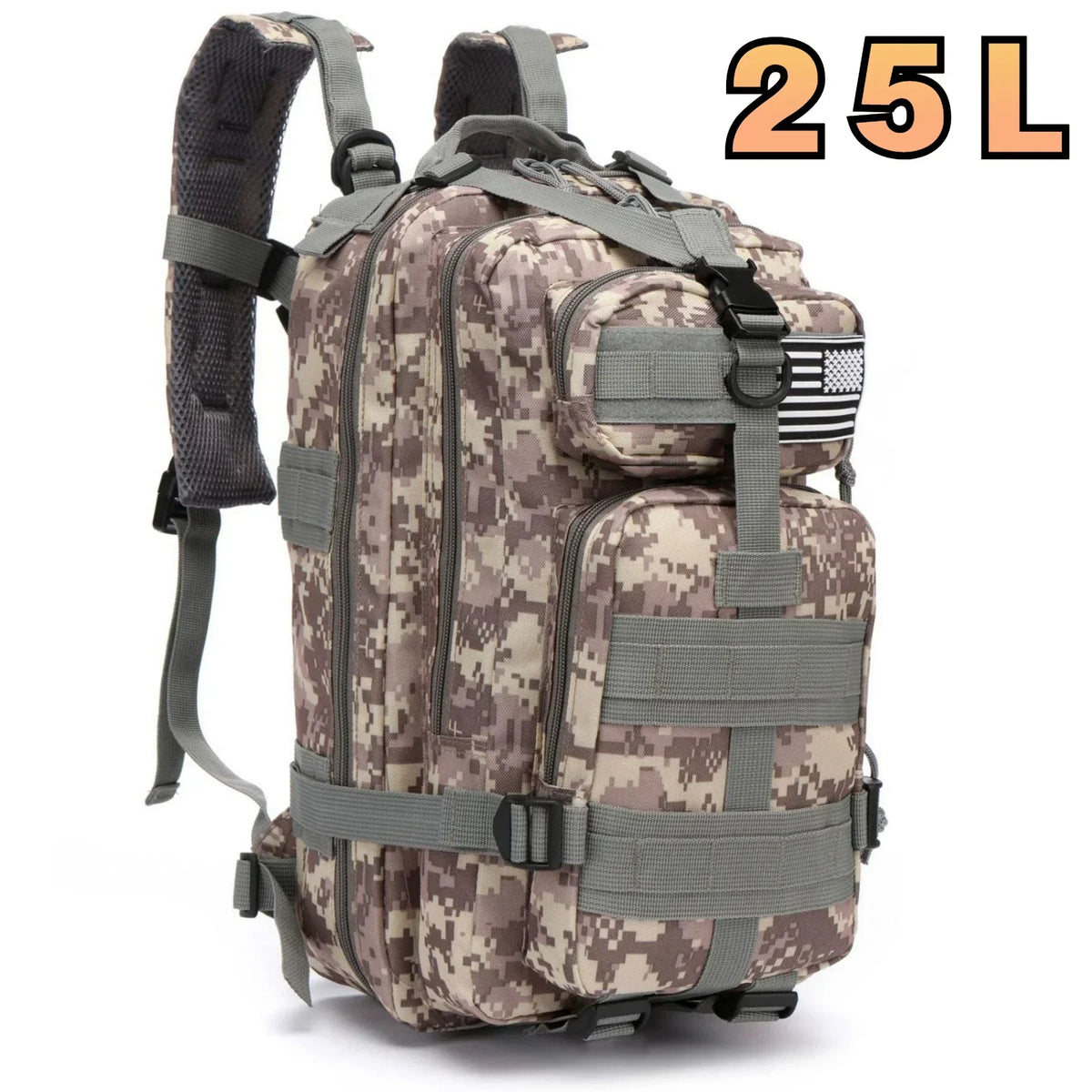 Wasserdichter Trekking-Rucksack – großes Fassungsvermögen