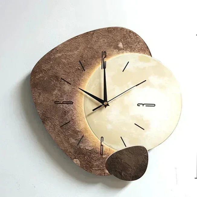 Rebolet| Moderne Wanduhren für Wohnzimmer – Elegante und Ästhetische Uhr mit Leise Funktion