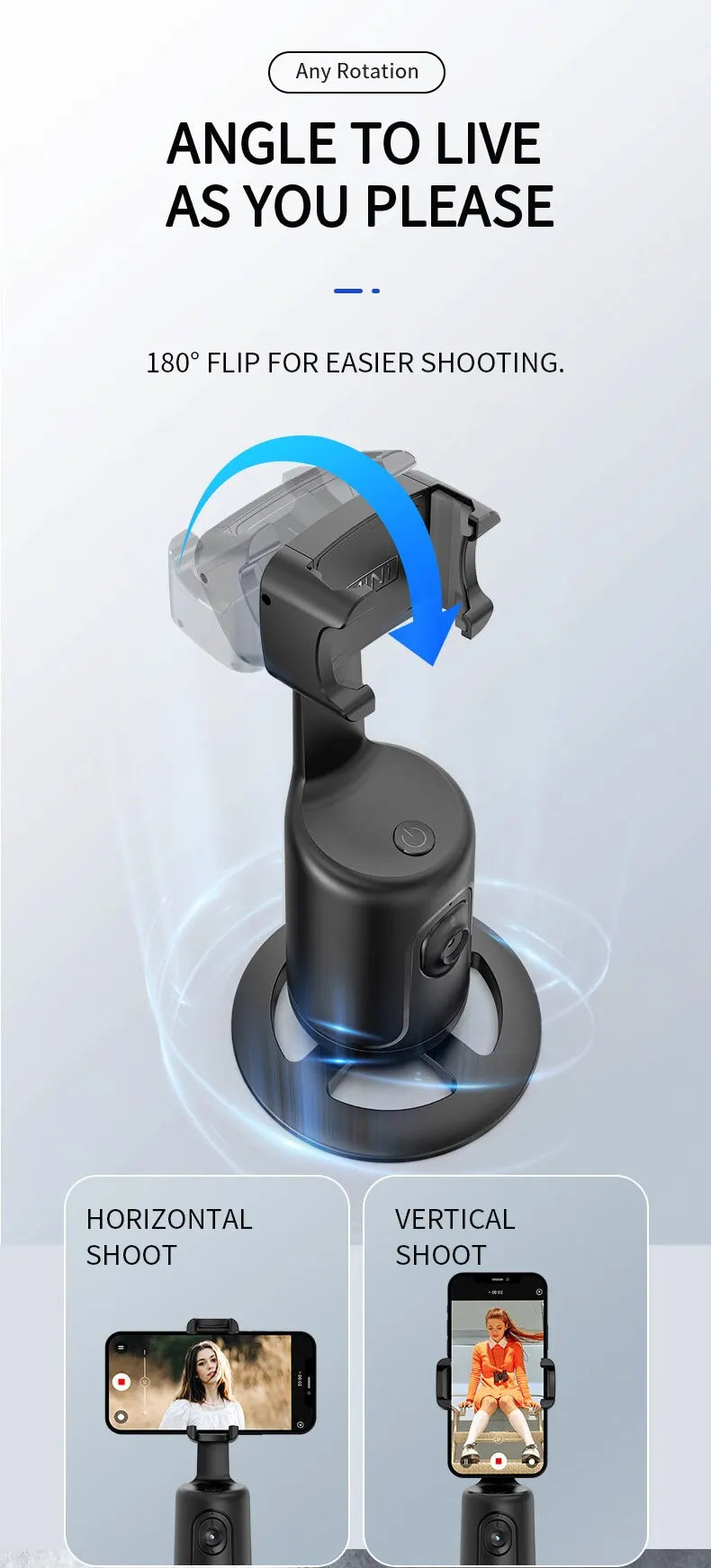 Rebolet | Smart Gesichtserkennung Auto Tracking Telefonhalter