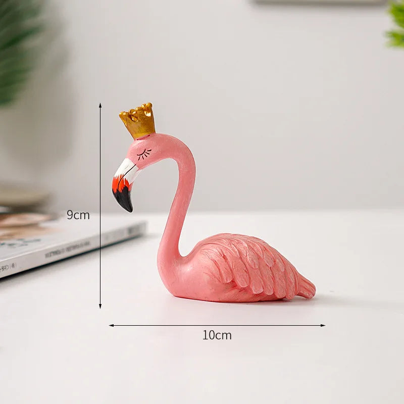 Rebolet| Flamingo-Figur aus Harz moderne Dekoration