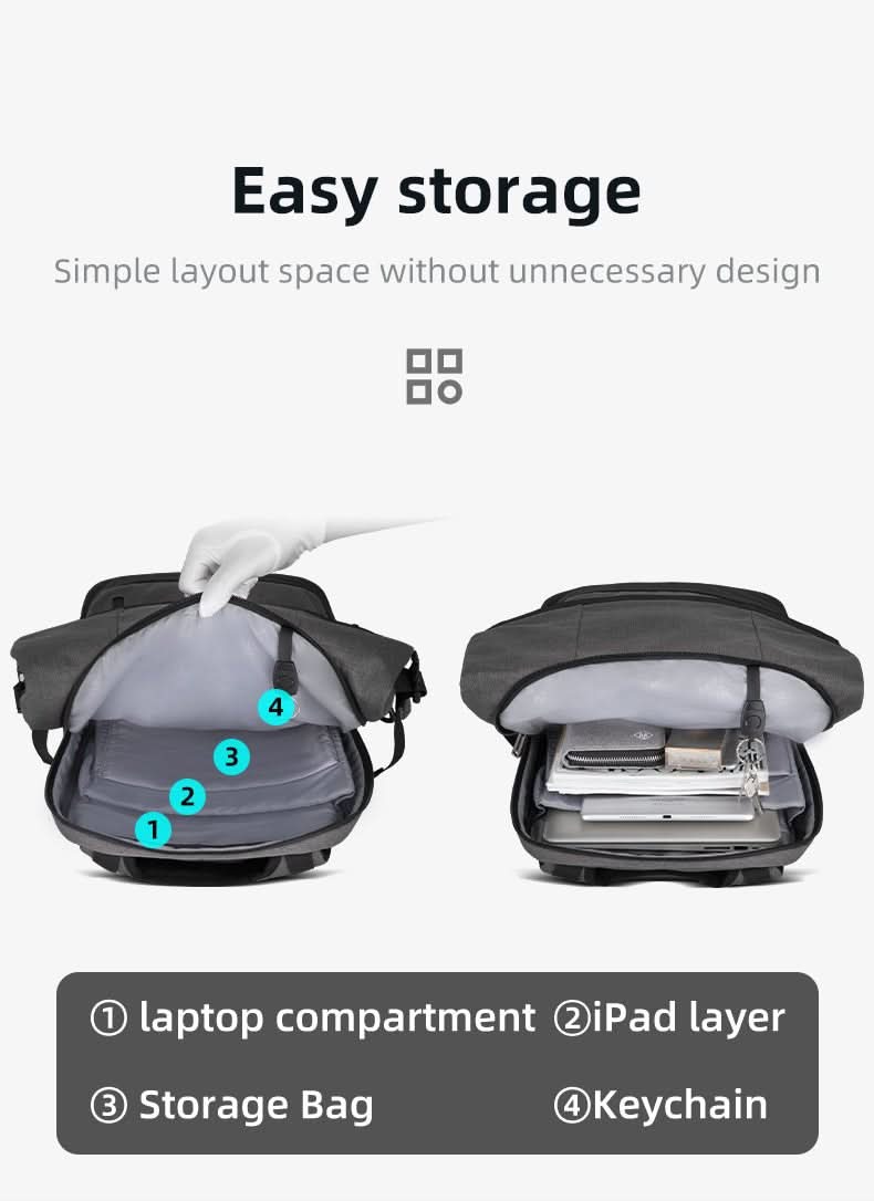 Rebolet | Multifunktionaler Rucksack für draußen mit USB-Anschluss