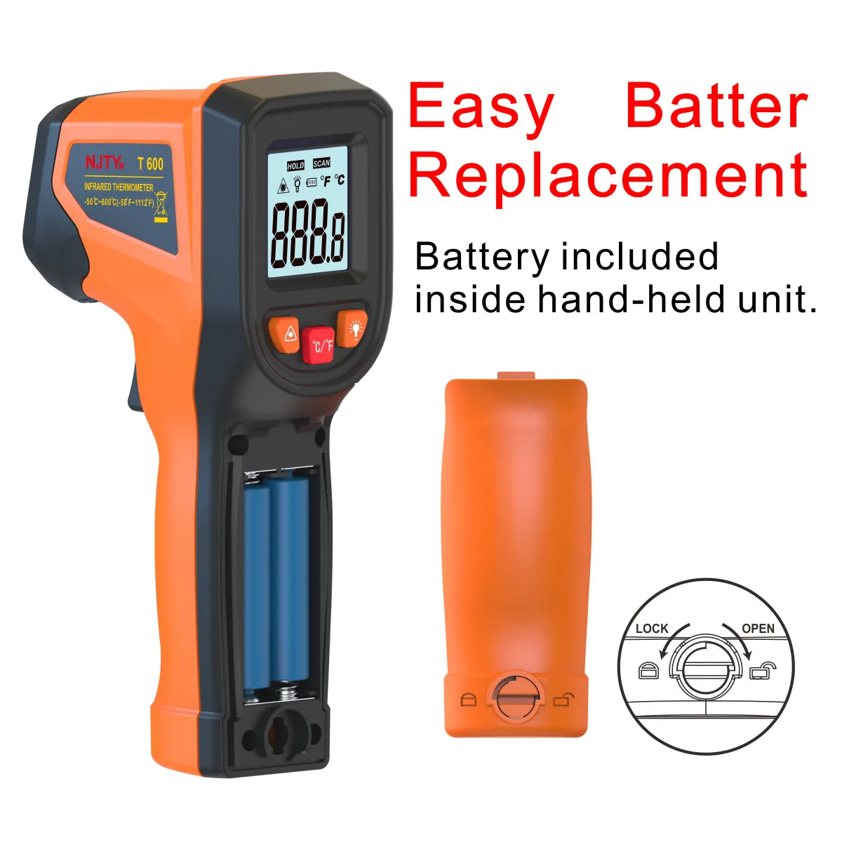 Rebolet | Laser-Infrarot-Thermometer