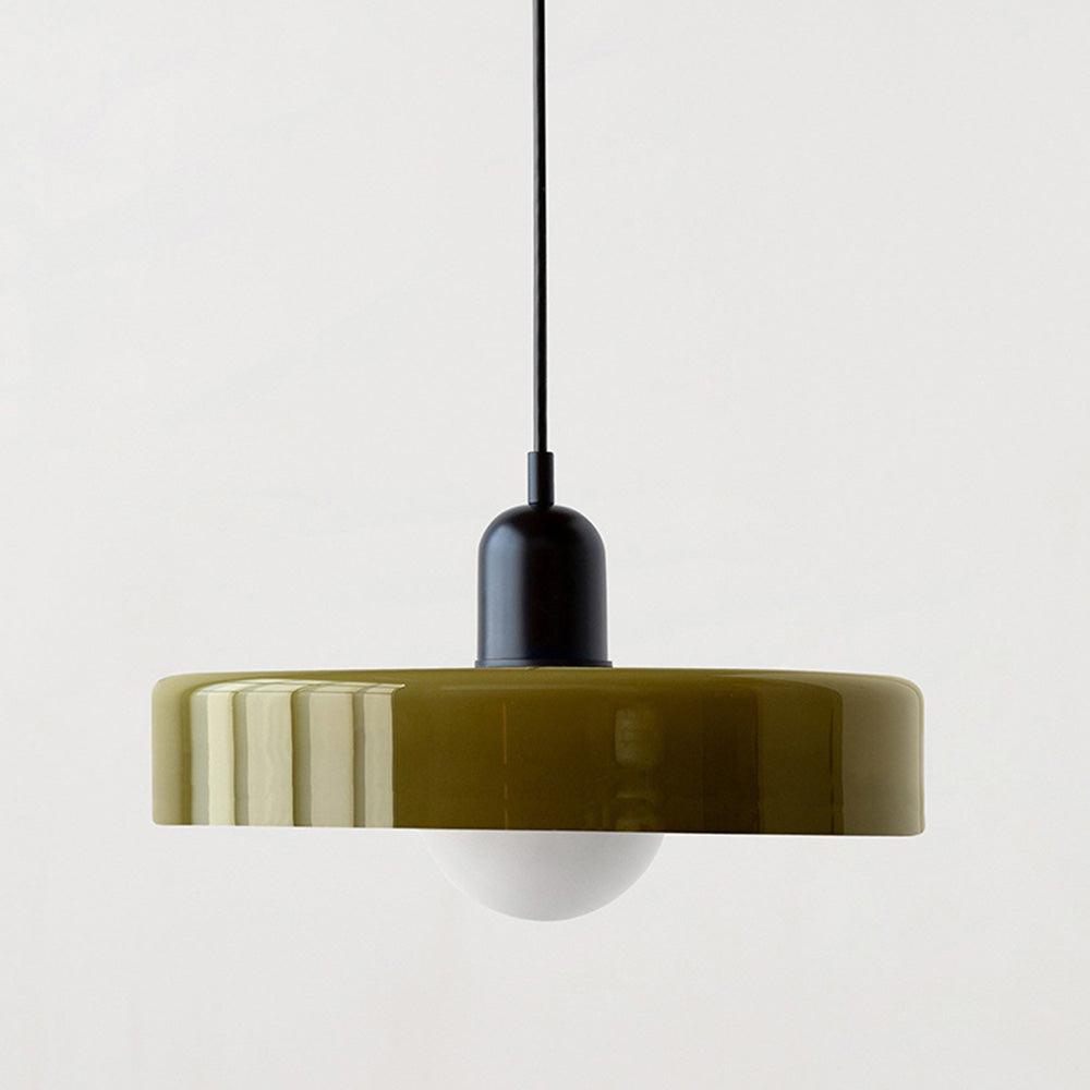 Rebolet | Bauhaus-Pendelleuchte aus farbigem Glas