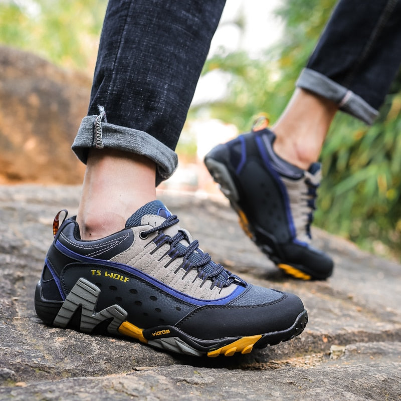 Wasserdichte Wanderschuhe aus echtem Leder – Tactical-Bergstiefel
