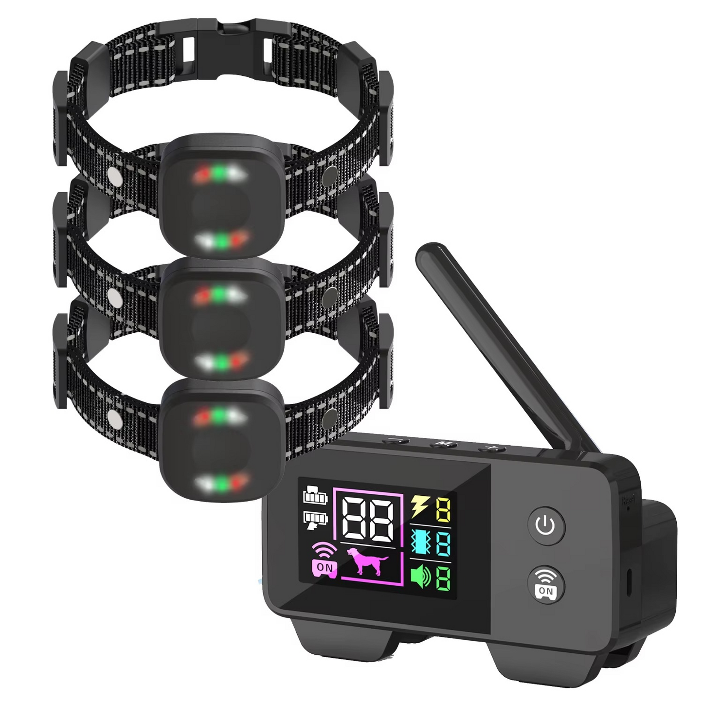 Rebolet | Ultimatives Sicherheits 1.574,8 Fuß Wireless Hundezaun-System mit wiederaufladbarem, wasserdichtem Halsband