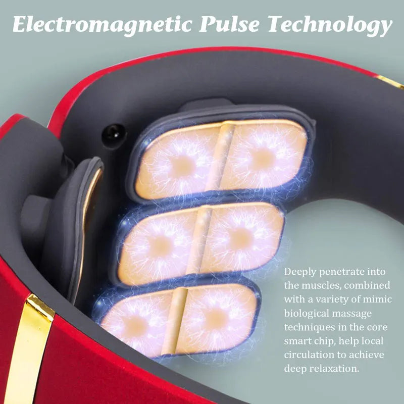 Rebolet | NeuroRelief – Elektrische Halsmassage mit Impuls- & Magnettherapie – Tragbar