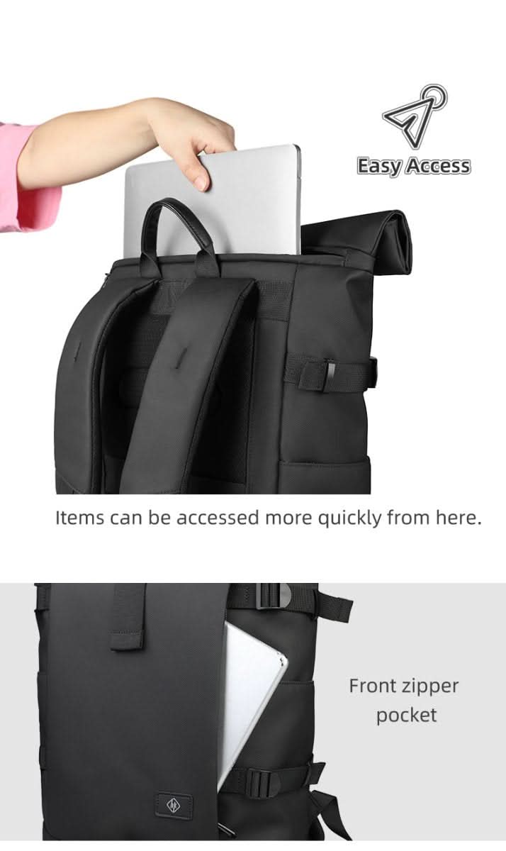 Rebolet | Erweiterbarer Outdoor-Rucksack mit großem Volumen & Laptopfach