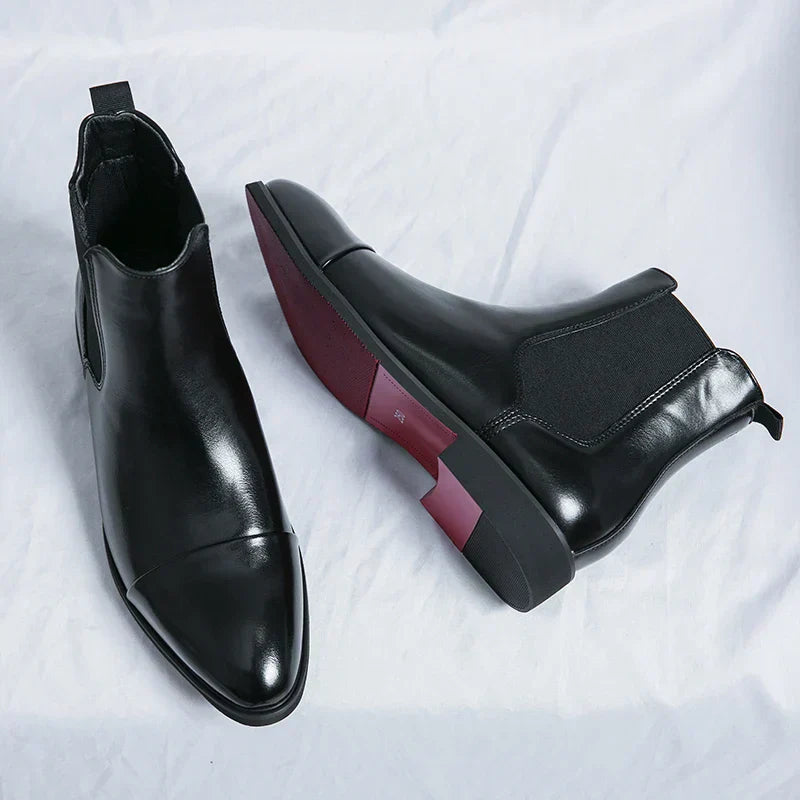 Rebolet | Hochwertige Leder Chelsea Stiefel für Herren