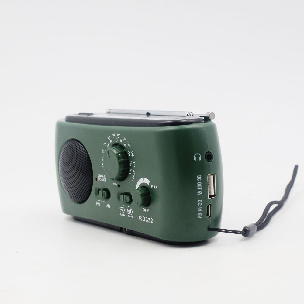 Rebolet | SafeTune - Notfallradio mit USB-, Solar- und Kurbelaufladung