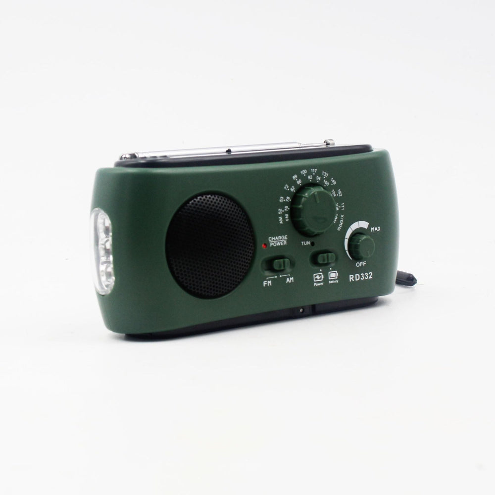 Rebolet | SafeTune - Notfallradio mit USB-, Solar- und Kurbelaufladung