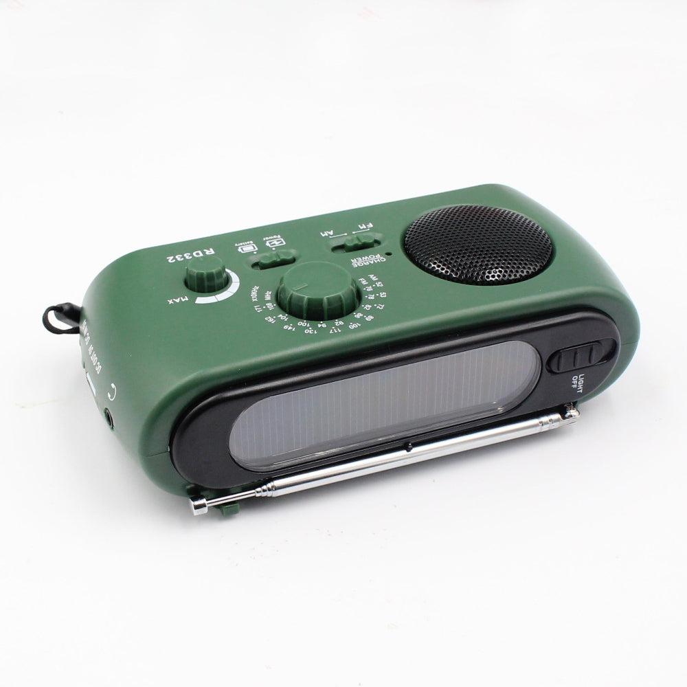 Rebolet | SafeTune - Notfallradio mit USB-, Solar- und Kurbelaufladung
