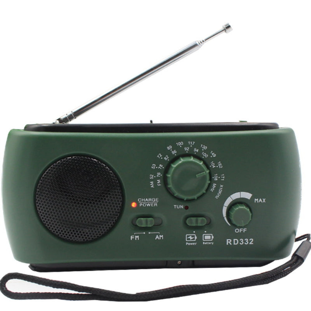 Rebolet | SafeTune - Notfallradio mit USB-, Solar- und Kurbelaufladung