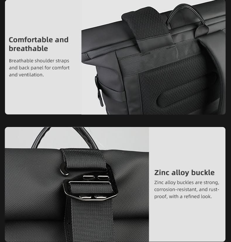 Rebolet | Erweiterbarer Outdoor-Rucksack mit großem Volumen & Laptopfach