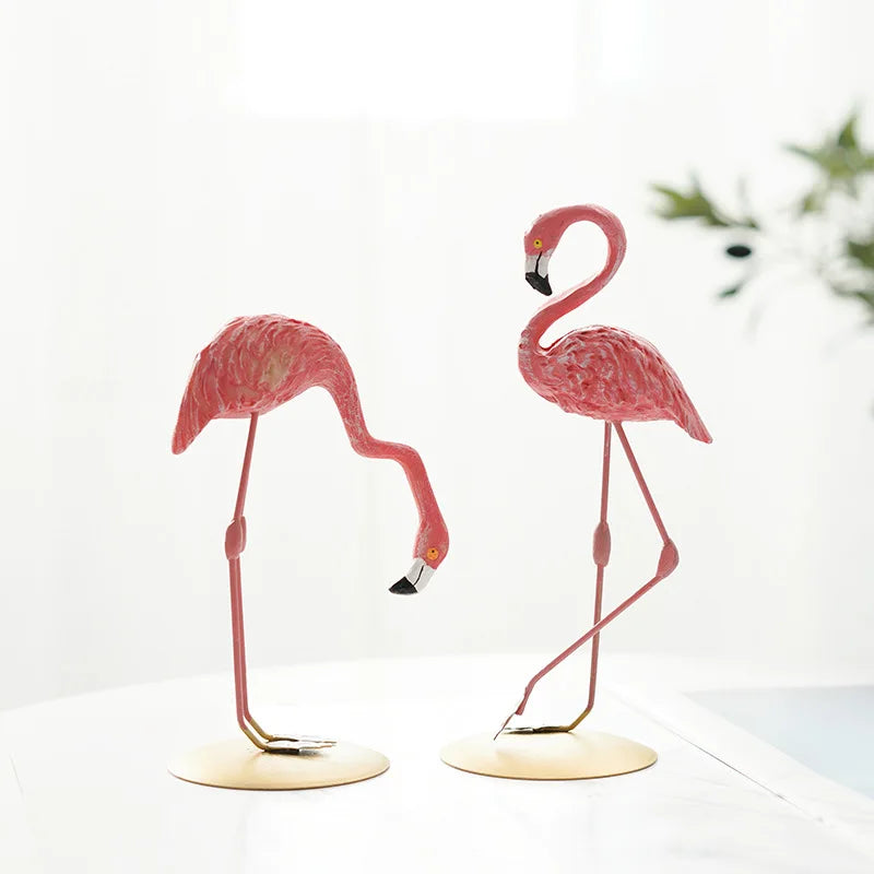 Rebolet| Flamingo-Figur aus Harz moderne Dekoration