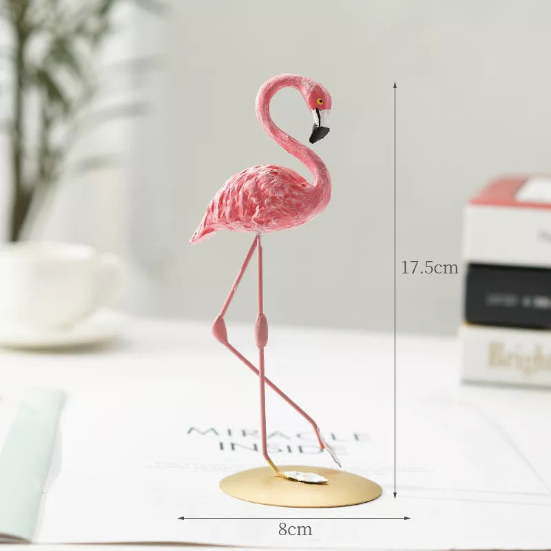 Rebolet| Flamingo-Figur aus Harz moderne Dekoration