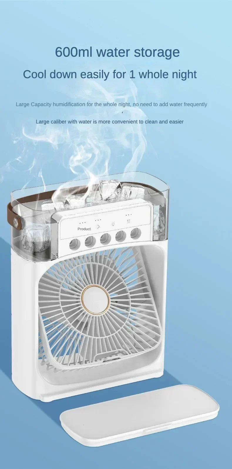 | AirMist Pro Desktop Luftbefeuchter Ventilator