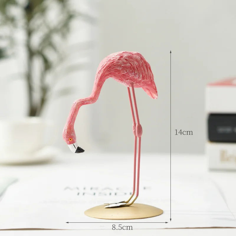 Rebolet| Flamingo-Figur aus Harz moderne Dekoration