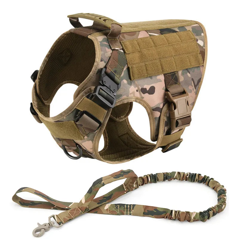 Robustes Tactical No-Pull Hundegeschirr-Set