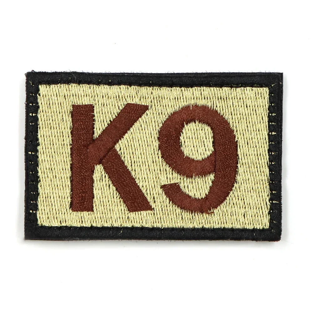 Hundegeschirr-Patches – Klett-Namensschilder für Diensthunde