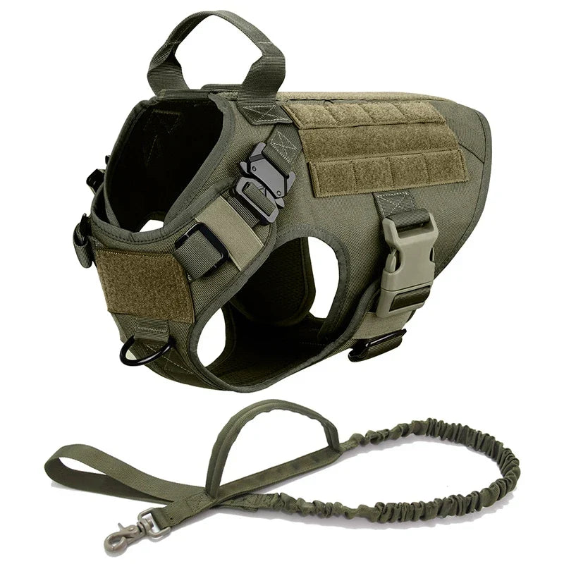 Robustes Tactical No-Pull Hundegeschirr-Set