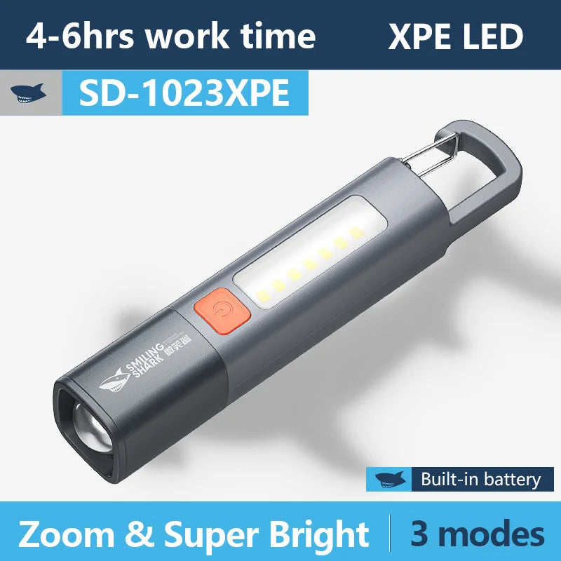 Super helle LED-Mini-Taschenlampe mit Haken