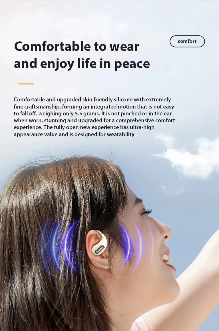 Rebolet | Knochenleitung Bluetooth Touch-Control Kopfhörer