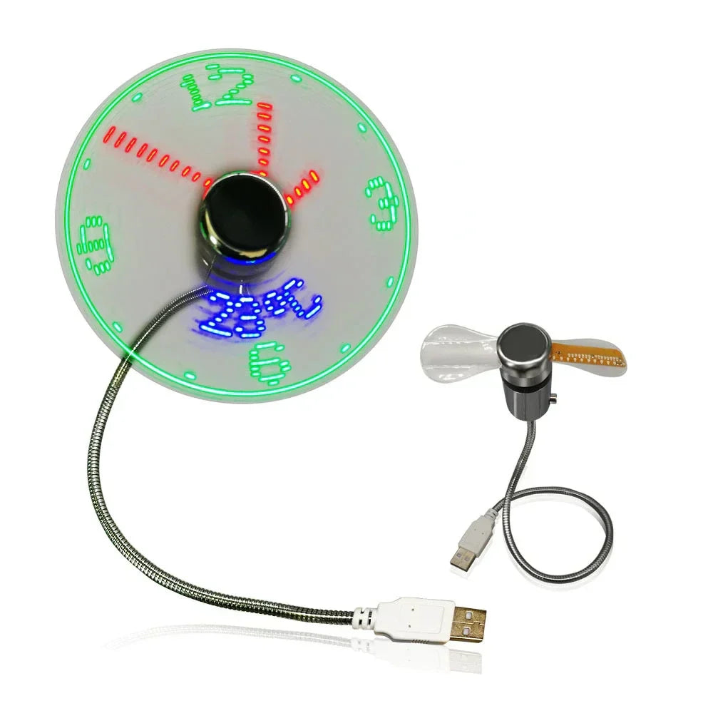 Rebolet | USB LED Fan Uhr