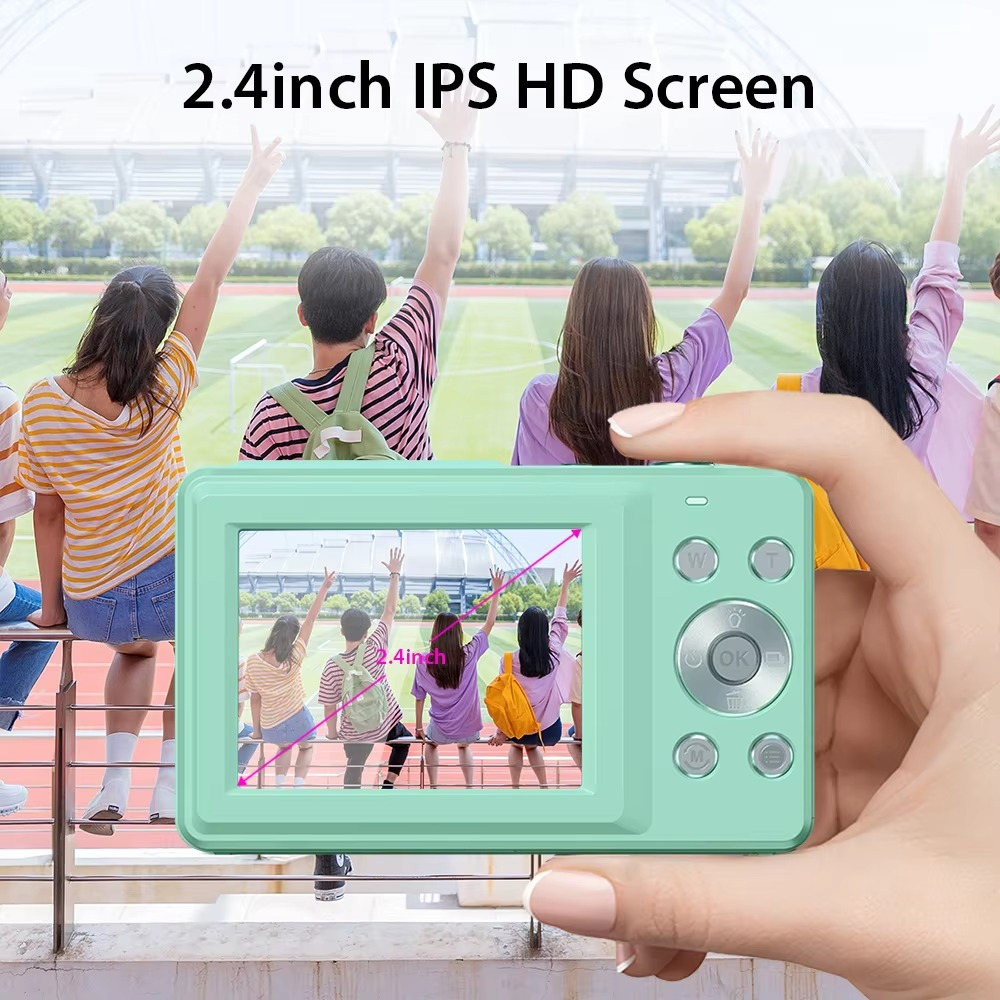 Rebolet | Hochauflösende Digitalkamera für Kinder - 1080P HD, 44MP mit 16-fachem Zoom