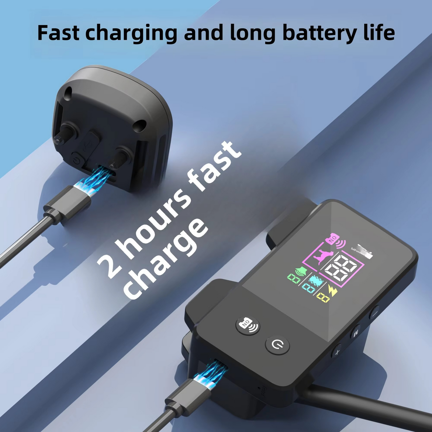 Rebolet | Ultimatives Sicherheits 1.574,8 Fuß Wireless Hundezaun-System mit wiederaufladbarem, wasserdichtem Halsband