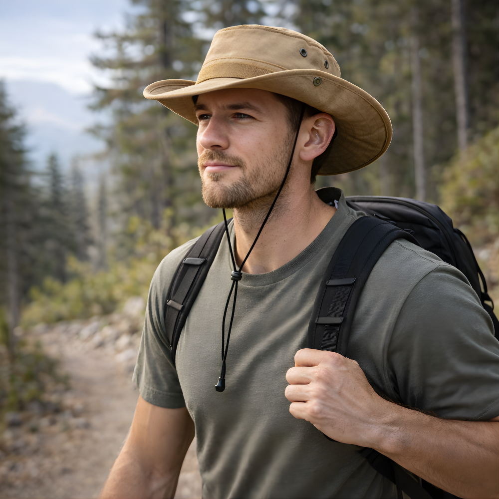 Packbarer Outdoor-Buschhut – leicht, atmungsaktiv