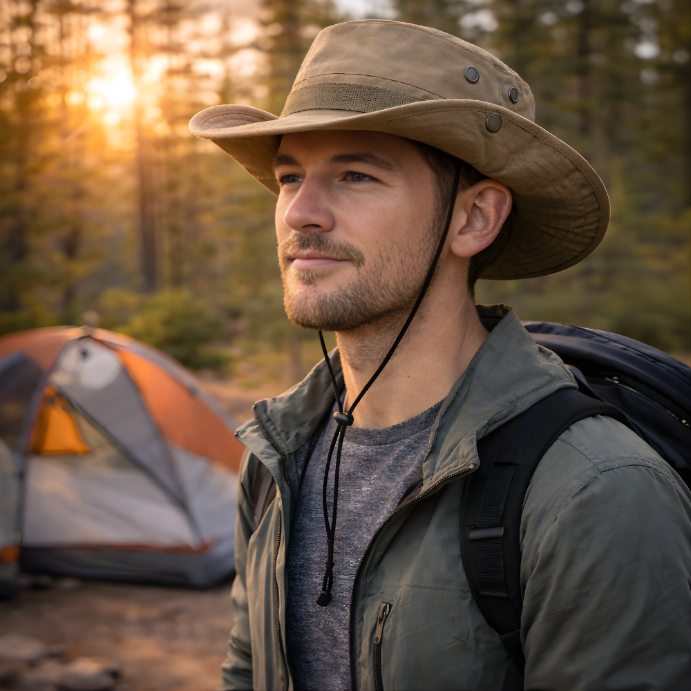 Packbarer Outdoor-Buschhut – leicht, atmungsaktiv