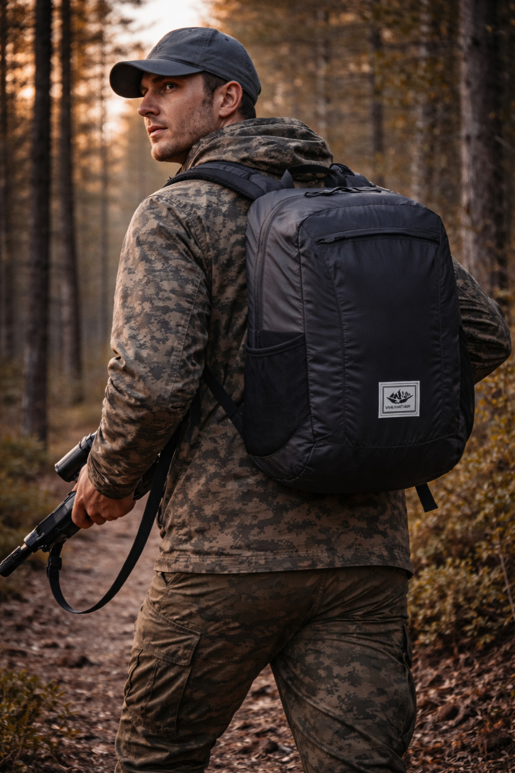 Faltbarer Tagesrucksack – leicht, packbar