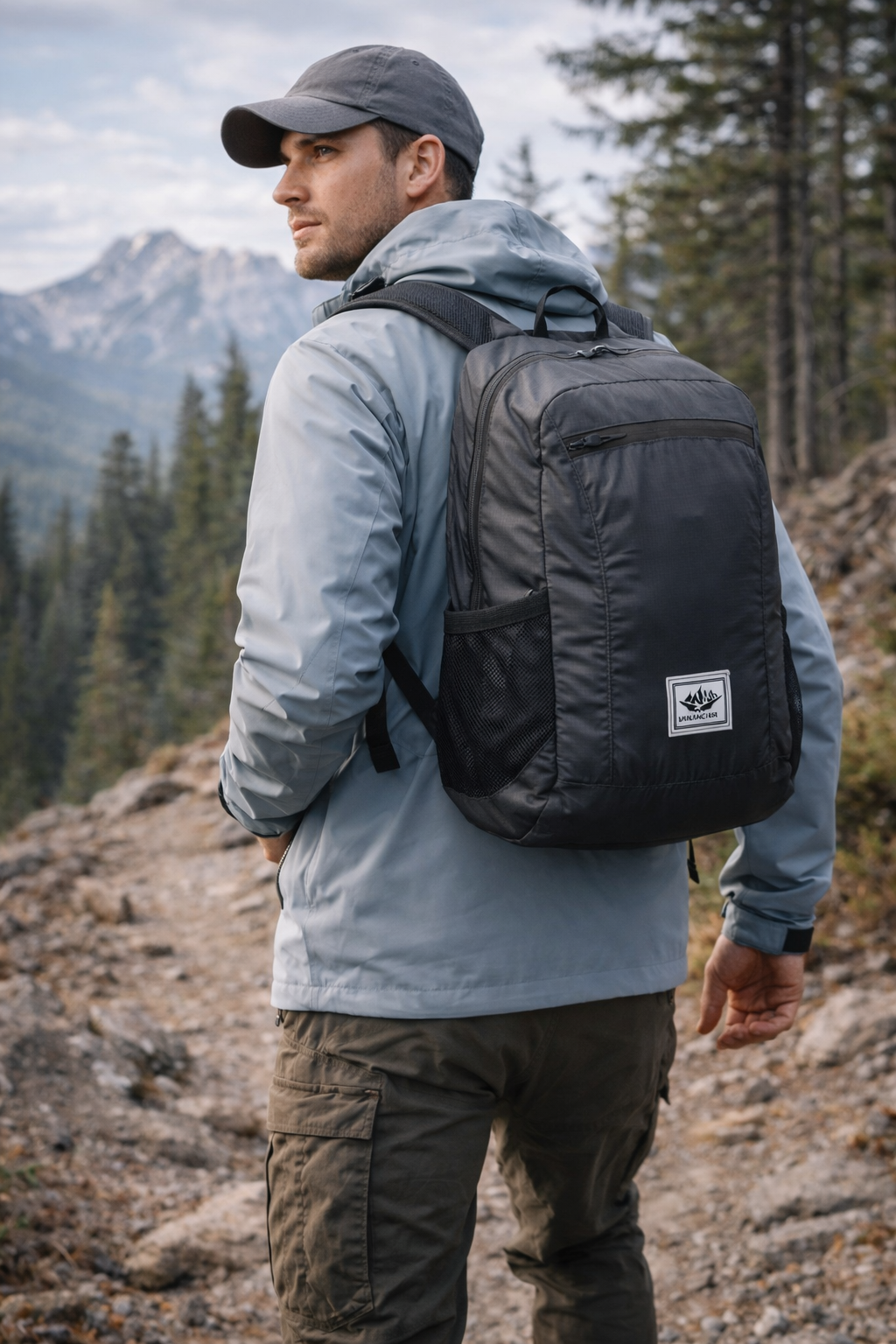 Faltbarer Tagesrucksack – leicht, packbar