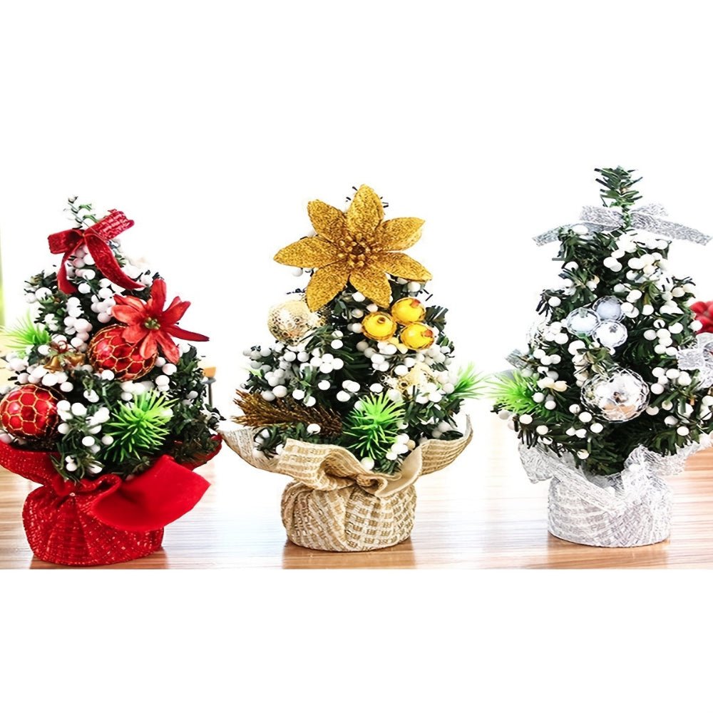 Kleiner Weihnachtsbaum, Trio Tischdekoration, festlich