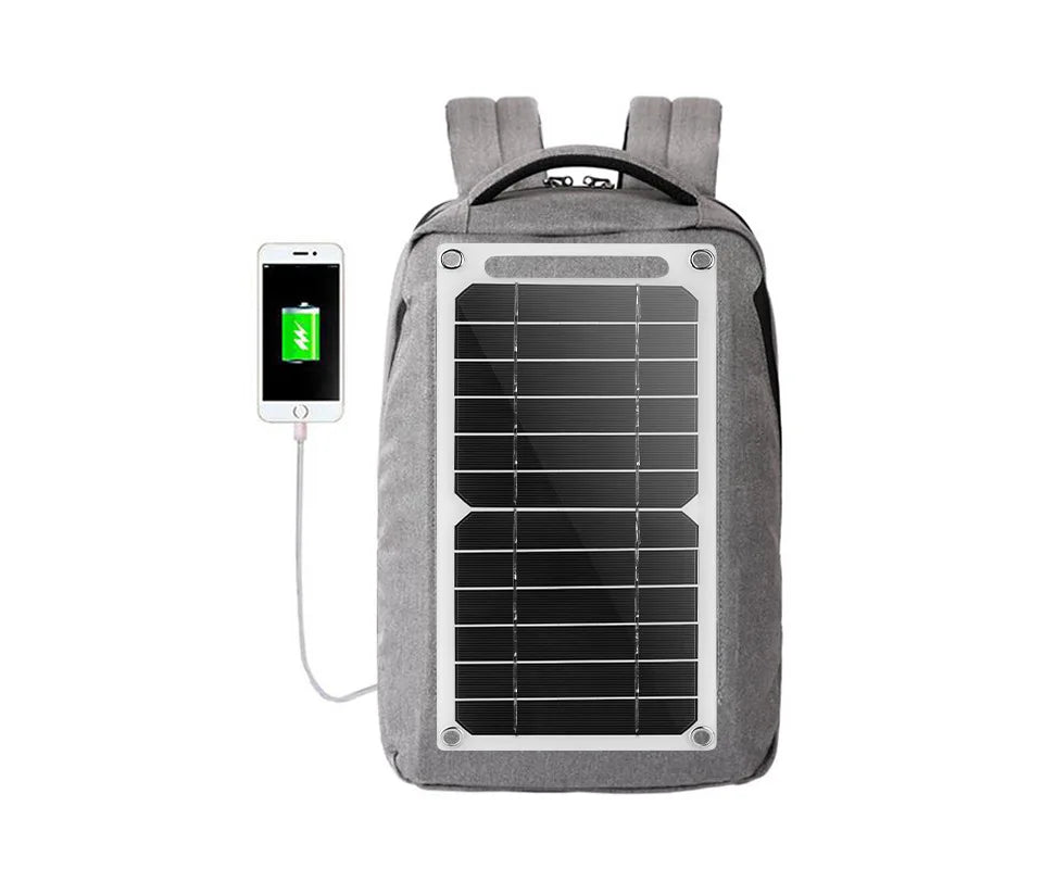 Tragbares Solarpanel mit USB – für Camping & Wandern