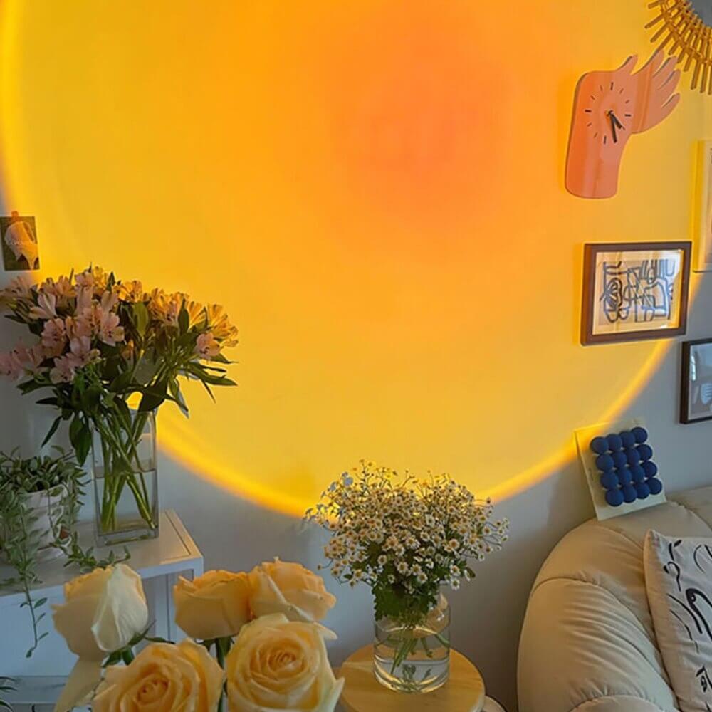 Rebolet | Sundra - Sonnenuntergang Projektionslampe mit Golden Hour Glow