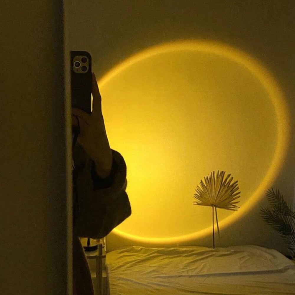 Rebolet | Sundra - Sonnenuntergang Projektionslampe mit Golden Hour Glow