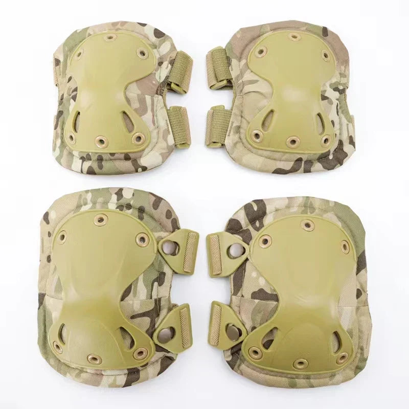 Unisex Tactical Knie- & Ellbogenschoner – Camo-Schutzausrüstung