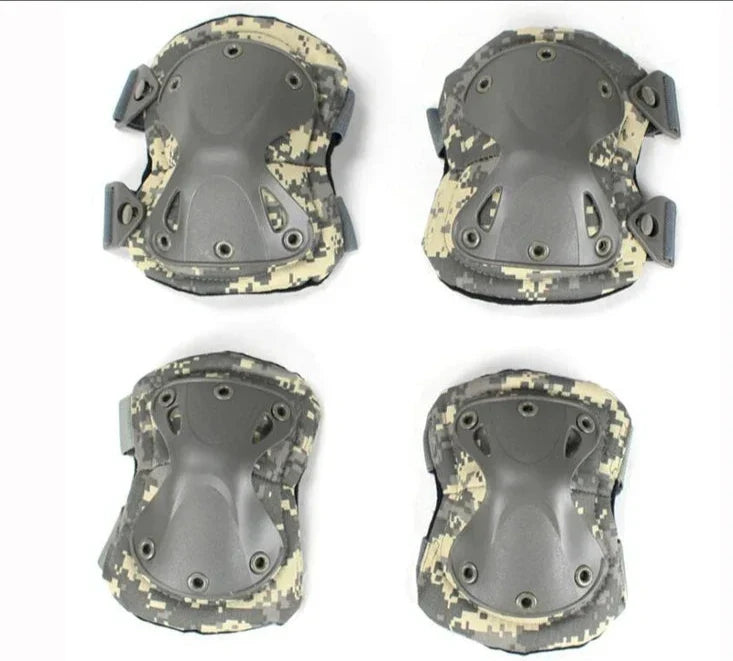 Unisex Tactical Knie- & Ellbogenschoner – Camo-Schutzausrüstung