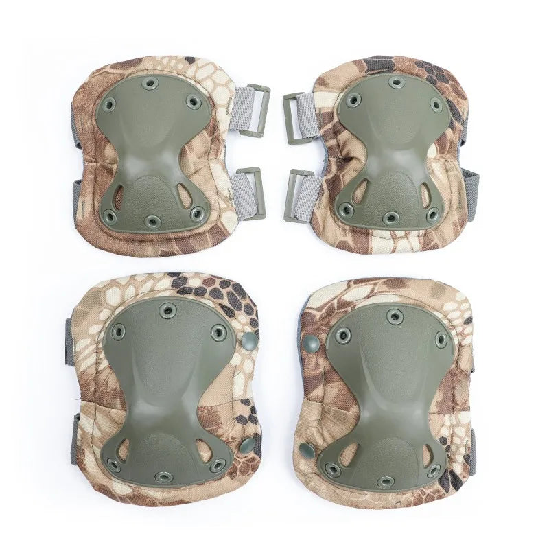 Unisex Tactical Knie- & Ellbogenschoner – Camo-Schutzausrüstung