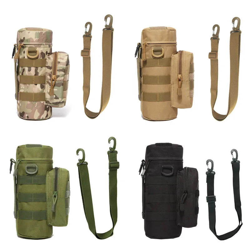 Tactical MOLLE Trinkflaschentasche – isoliert, abnehmbarer Riemen