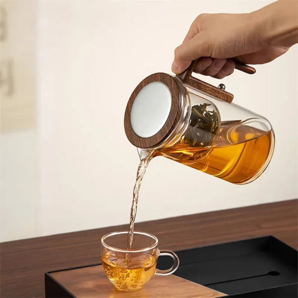 Rebolet | Clarity Pot - Teekanne aus Glas mit integriertem Infusor