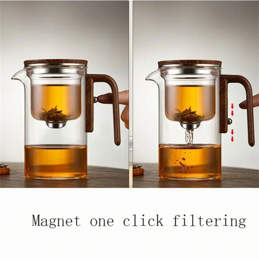 Rebolet | Clarity Pot - Teekanne aus Glas mit integriertem Infusor