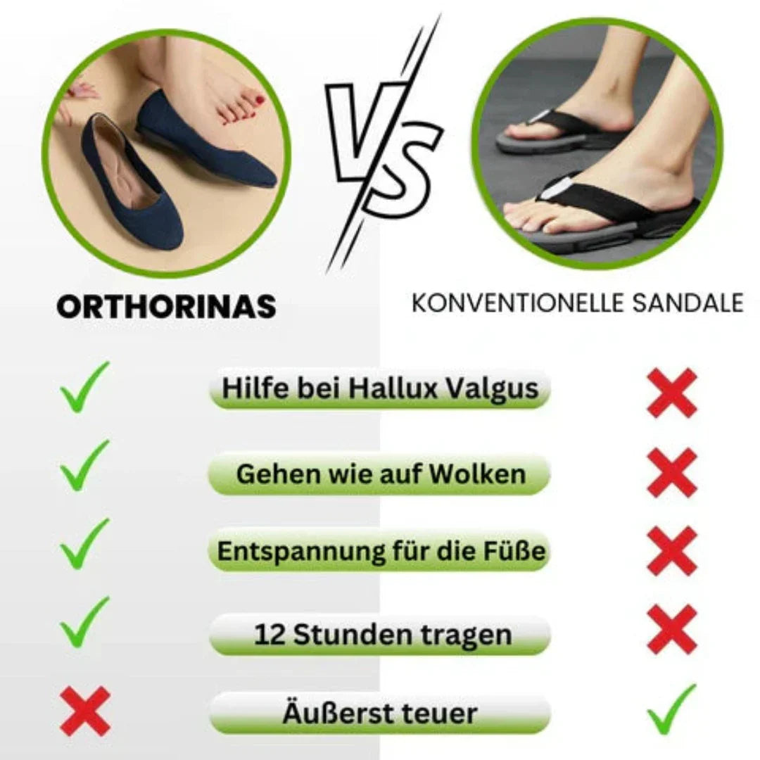 Rebolet | Orthorinas - ergonomische schmerzlindernde Ballerinas