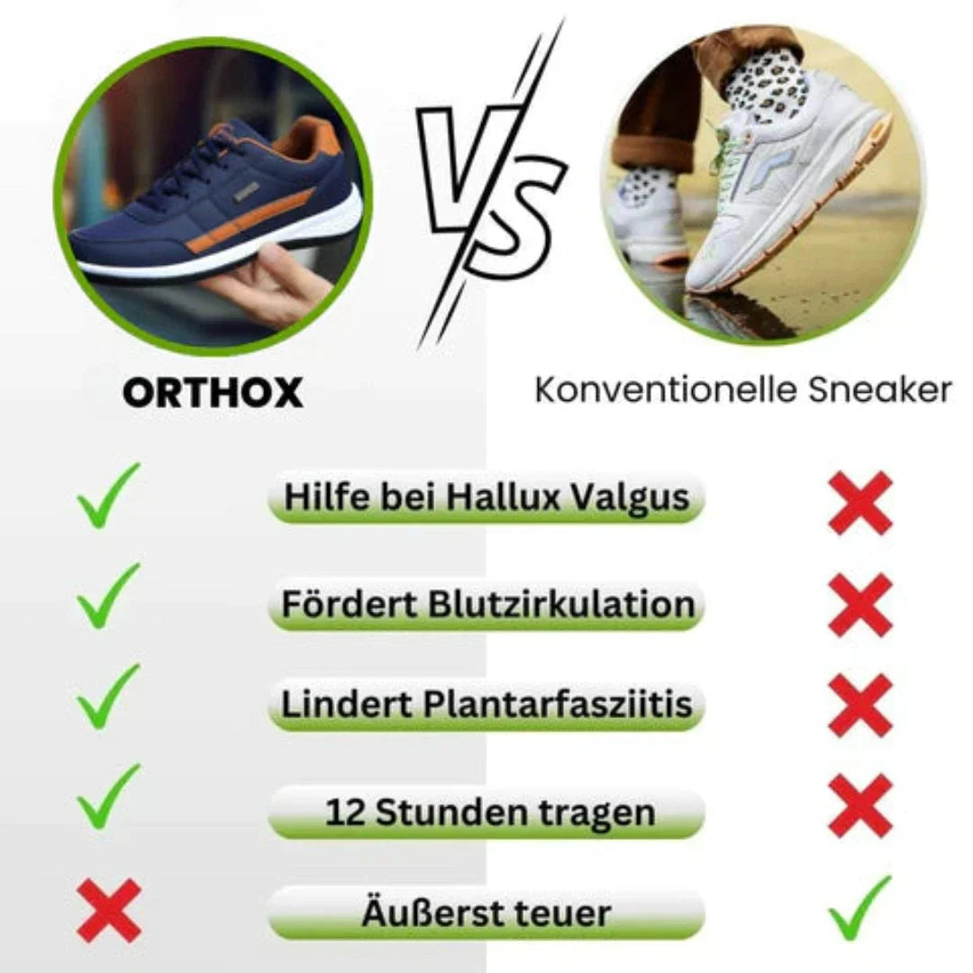 Rebolet | OrthoX Komfort Alltagsschuhe – Ergonomisch, rutschfest & bequem
