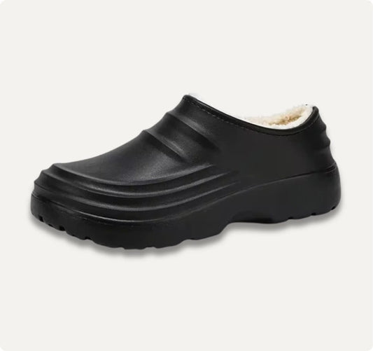 Kuschelige Comfort-Clogs mit rutschfester Sohle