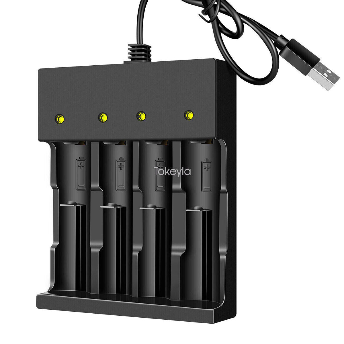 Universal-Smart-Ladegerät 4-fach – für 3,7V 18650/26650 Li-Ion-Akkus